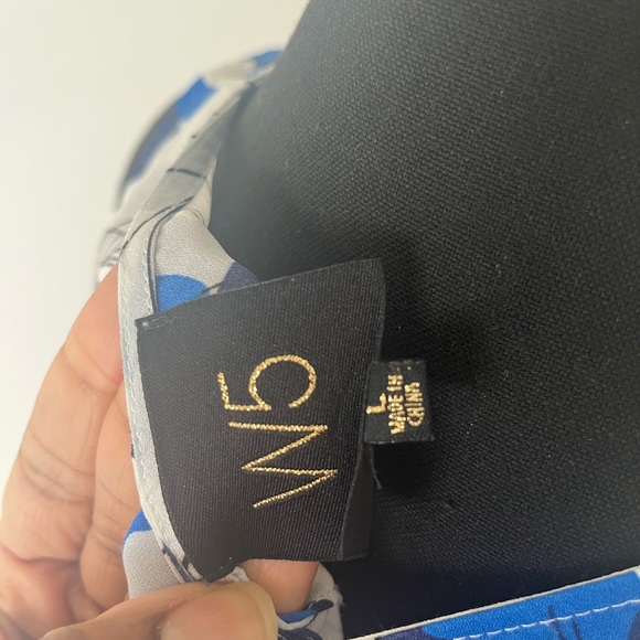 W5 Printed Floral Sheer Sleeveless Top - Picture 7 of 7